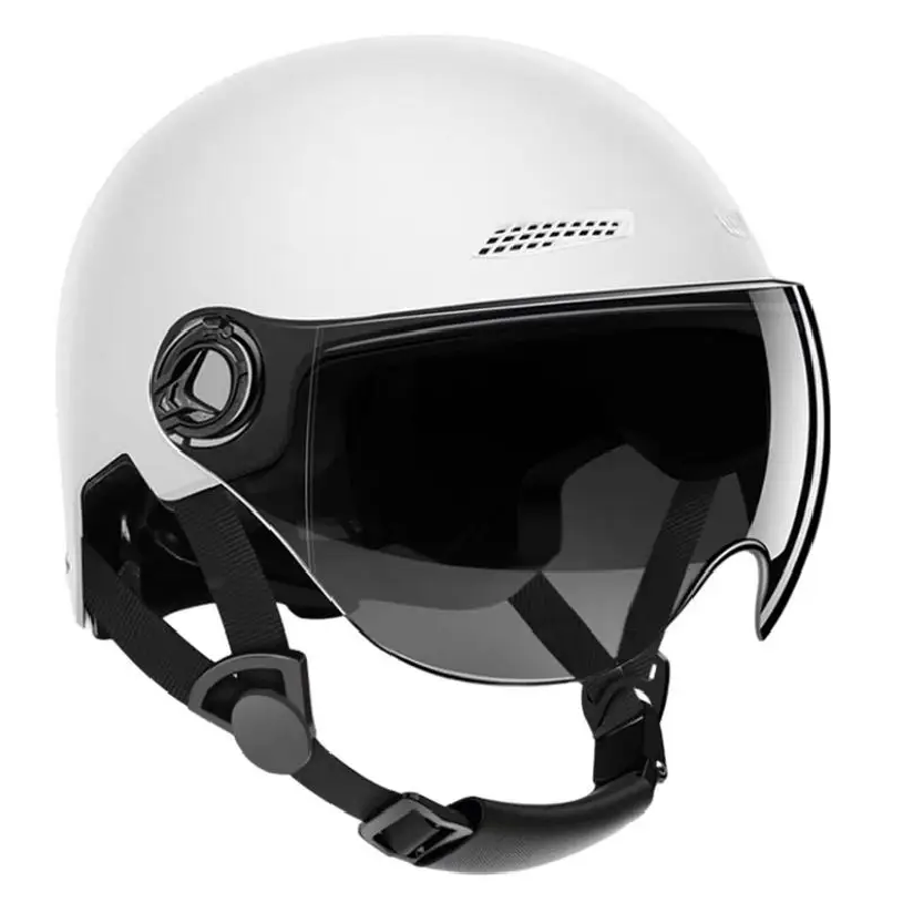 Aero Cycling Helmet - Motosiklet kaskı klasik Retro Scooter yarım