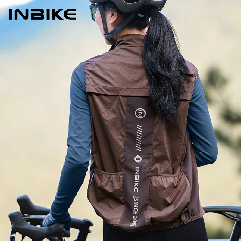 Cycling Gear Rain - INBIKE kadın bisiklet yelek kolsuz koşu