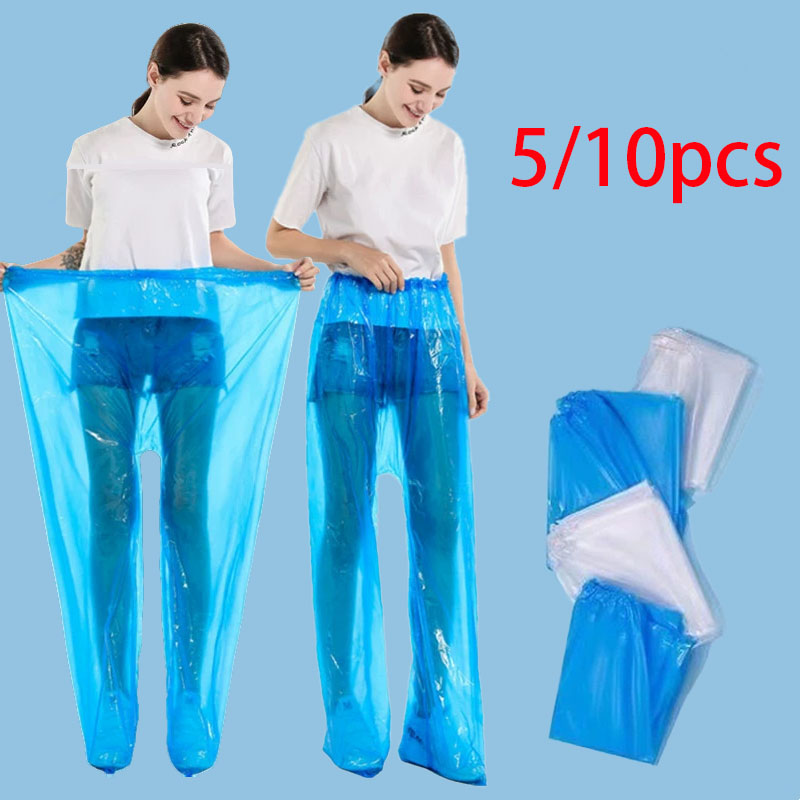 Cycling Gear Rain - 5/10 adet tek kullanımlık yağmurluk pantolon