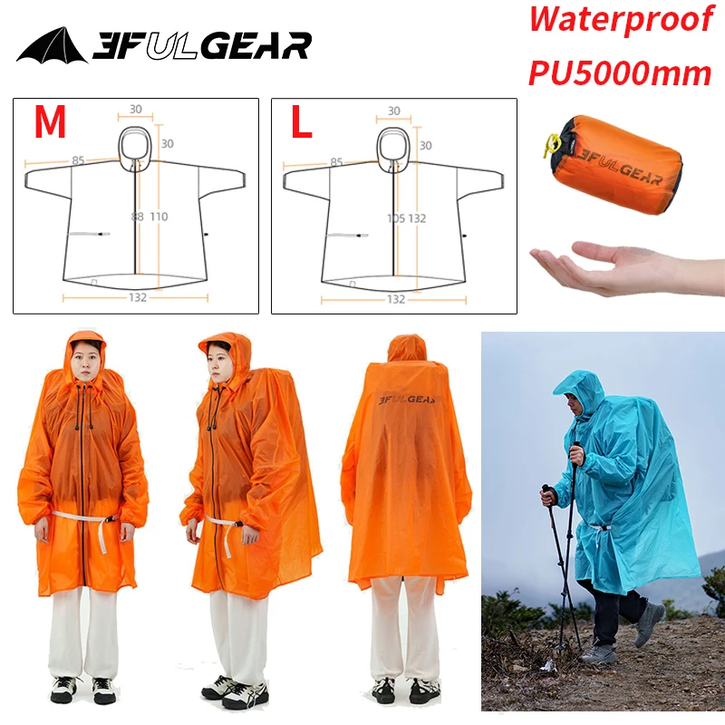 Cycling Gear Rain - 3F UL DIŞLI Fermuar Yağmurluk 15D