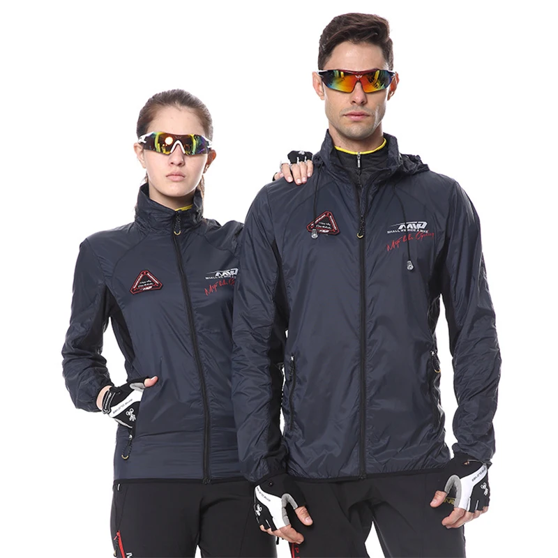 Cycling Gear Rain - Yansıtıcı su geçirmez bisiklet ceketi erkek