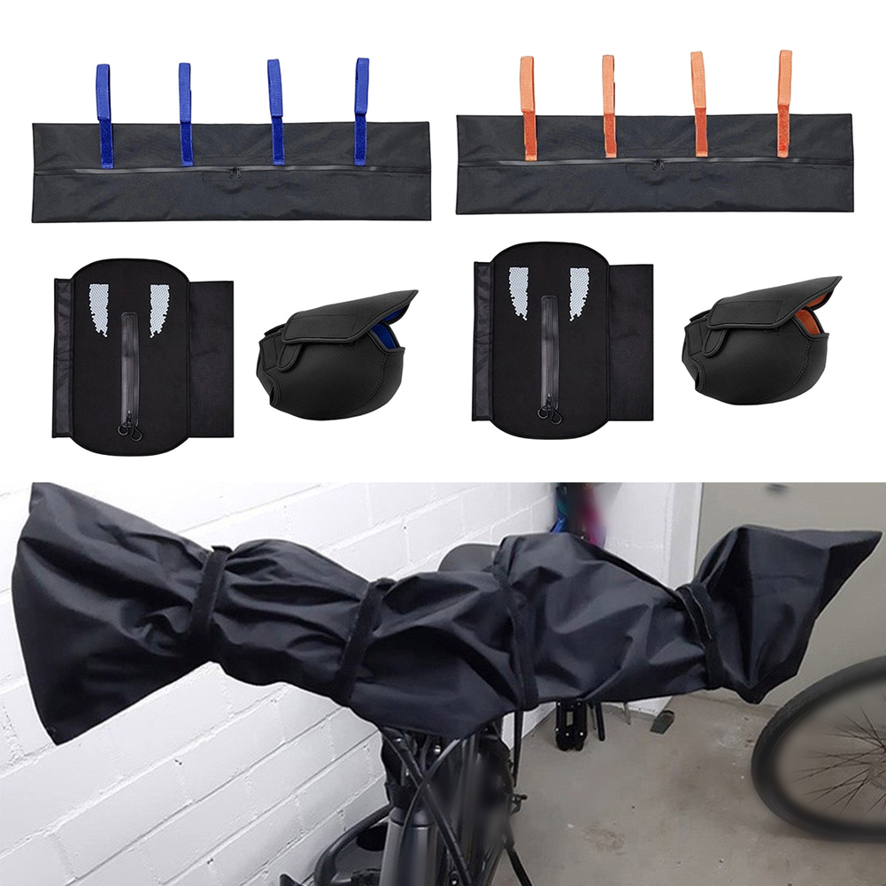 Cycling Gear For Commuting - Yansıtıcı E-Bisiklet Kapak Seti Motor Aküsü