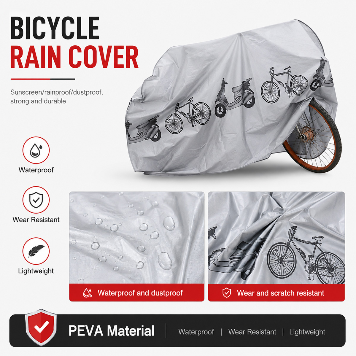 PINMOAP Evrensel Bisiklet Yağm - Cycling Gear Rain incelemesi ve fiyatı