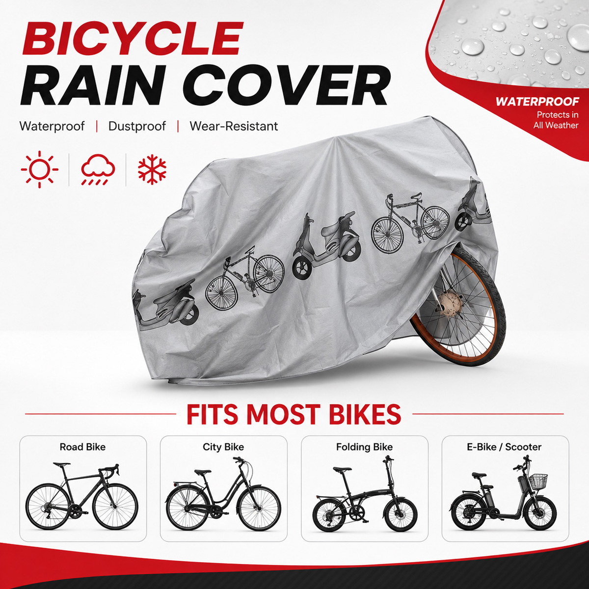 PINMOAP Evrensel Bisiklet Yağm - Cycling Gear Rain incelemesi ve fiyatı