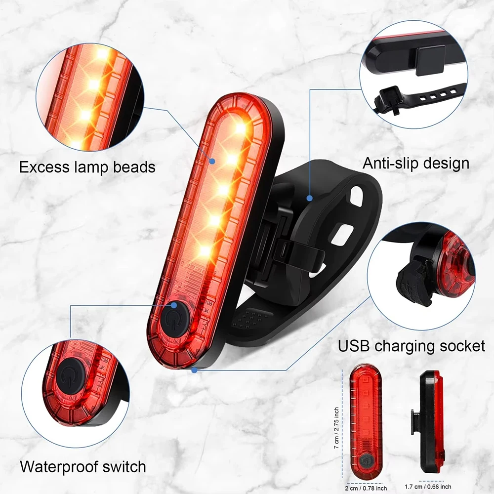 Bisiklet Arka Kuyruk Işık USB  - Bicycle Helmet incelemesi ve fiyatı