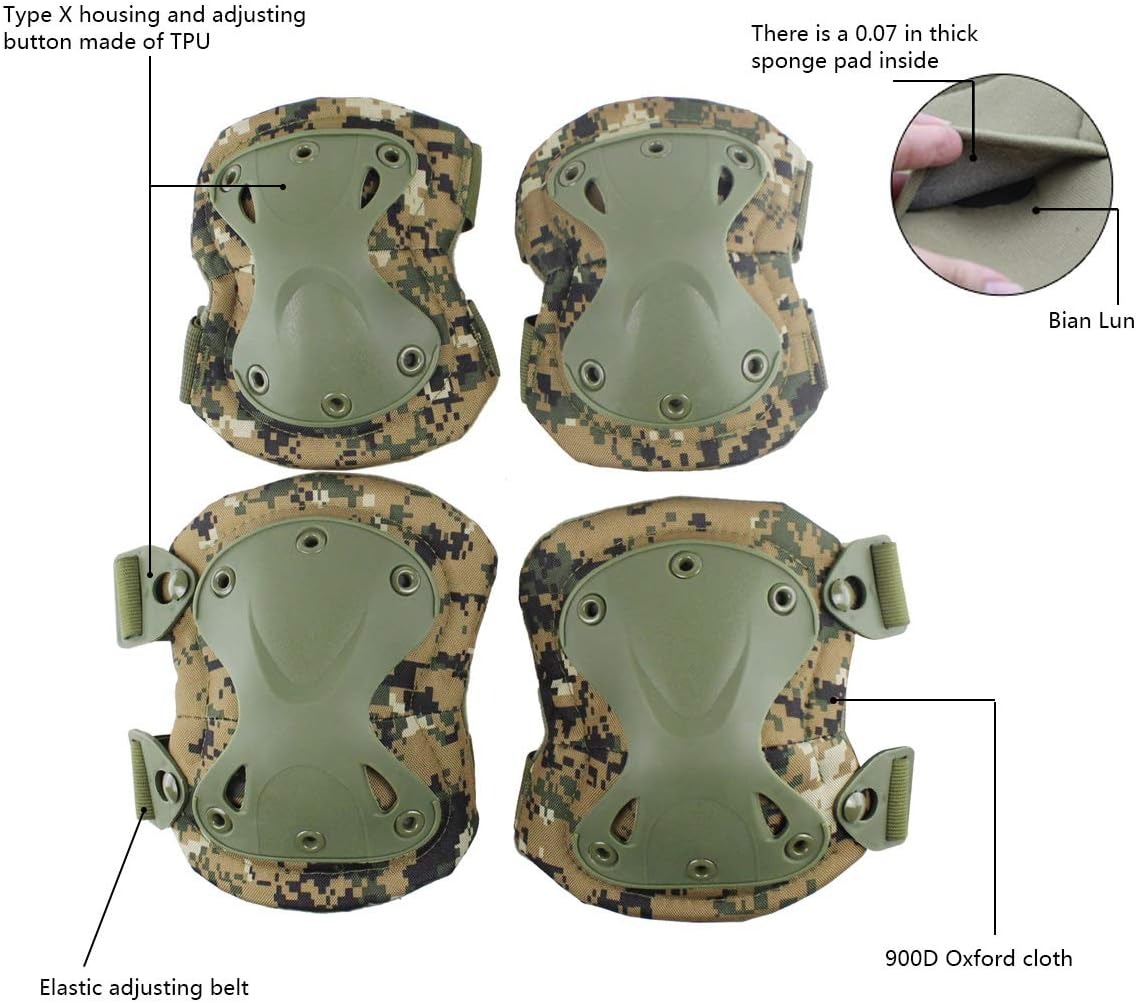 SSUNTAK Camo Taktik Diz Dirsek - Cycling Gear Padding incelemesi ve fiyatı