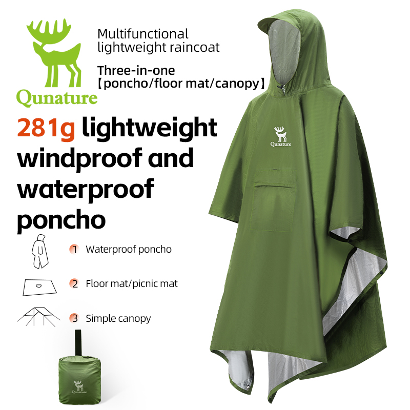 Qunature 3'ü 1 arada Su Geçirm - Cycling Gear Rain incelemesi ve fiyatı